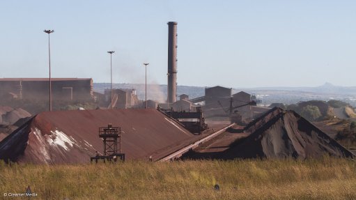 HARD TIMES: ArcelorMittal South Africa announced earlier this month that it had placed the Newcastle blast furnace into temporary care and maintenance and had initiated retrenchment processes. While discussions were still under way in a bid to salvage the mill and the group’s long-steel business, the prospects looked bleak at the time of going to press. Photograph: Creamer Media
