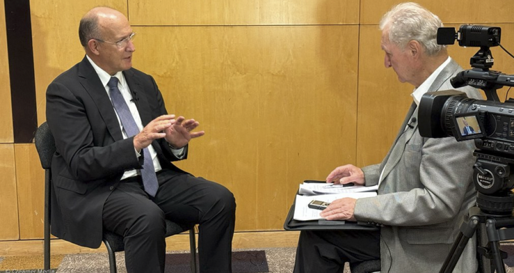 ARM Ferrous CE Andre Joubert interviewed by Mining Weekly's Martin Creamer.