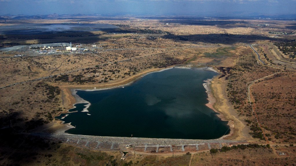 An image of the Impala Rustenburg Tailings Dam