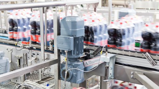 IE3 motor on a beverage production line