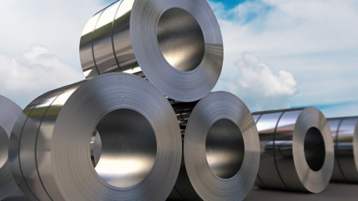 A generic image of stainless steel coils