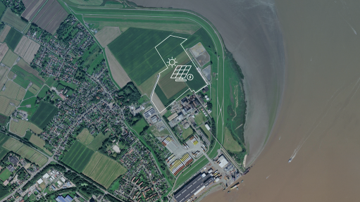 Proposed location of the Nordenham Solar Plant
