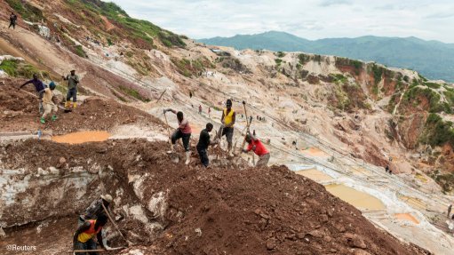 A coltan mine