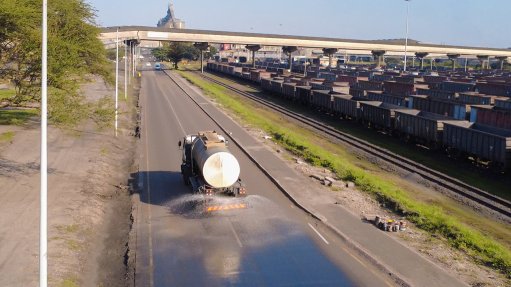 Newark road at the Port of Richards Bay