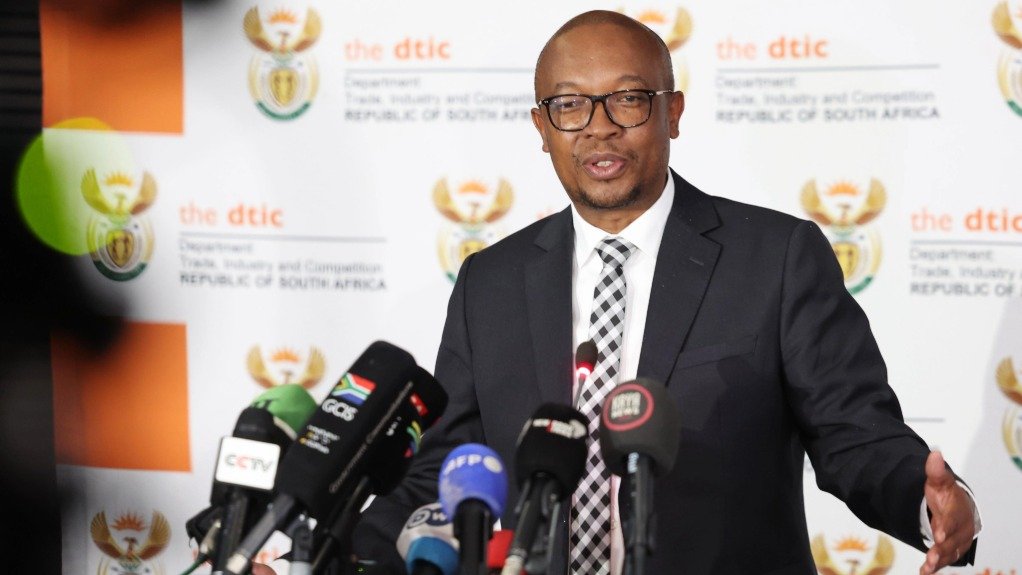 Minister of Trade, Industry and Competition Parks Tau