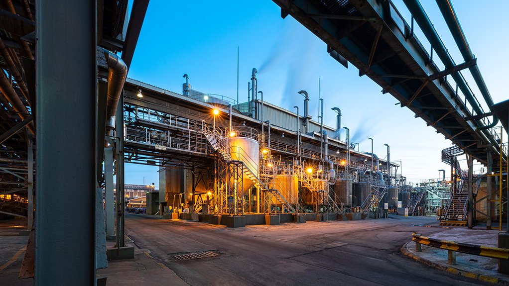 Impala Platinum's refinery operations
