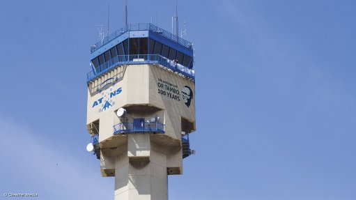 The air traffic control centre at OR Tambo International