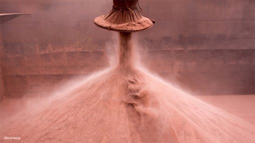Image of potash stockpile