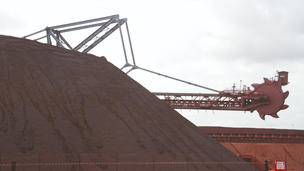 Image of iron-ore bucket reclaimer