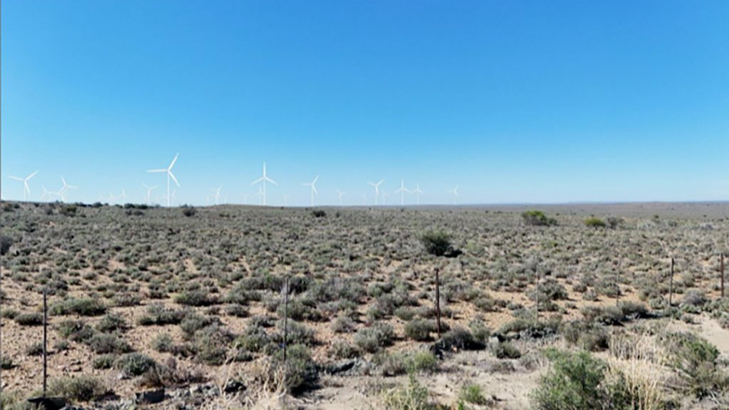 Carissa wind farm visualisation.
