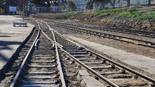 rail tracks at Caledon plant. 
