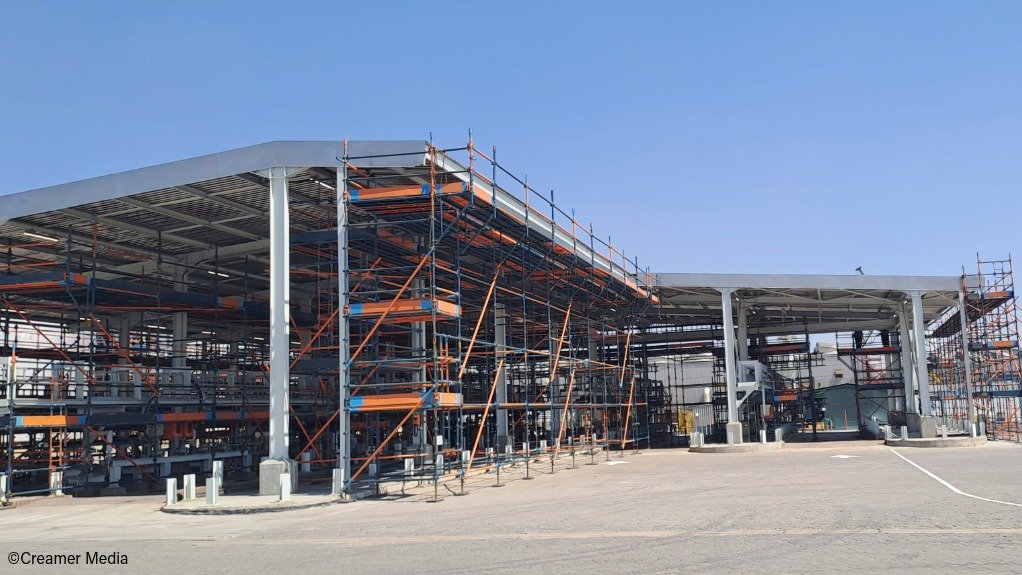A chemicals storage facility