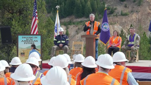 CEO Jon Cherry, Idaho Governor Brad Little, US Department of Agriculture Deputy Undersecretary Kristin Sleeper, and Maj. Gen. John T. Reim