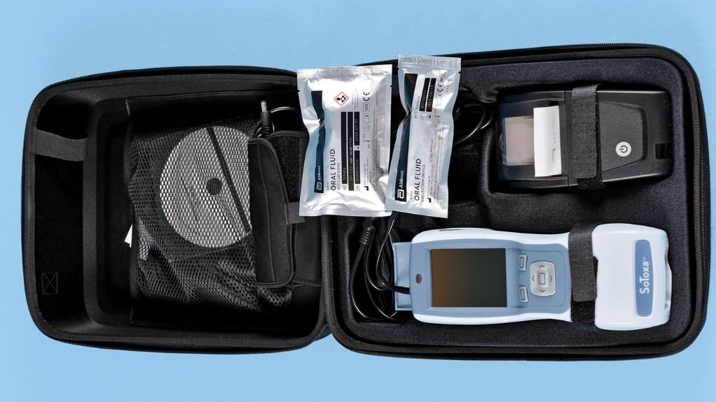 Sample of kit used to test drugged driving
