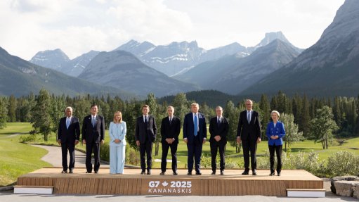 G7 leaders at their meeting in June 2025