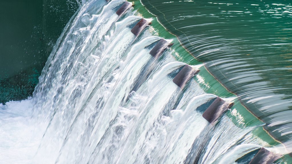 Image of dam with water flow