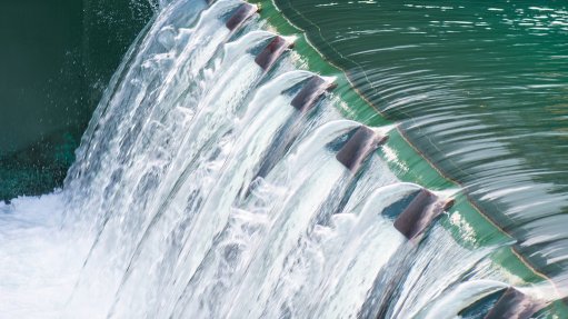 Image of dam with water flow
