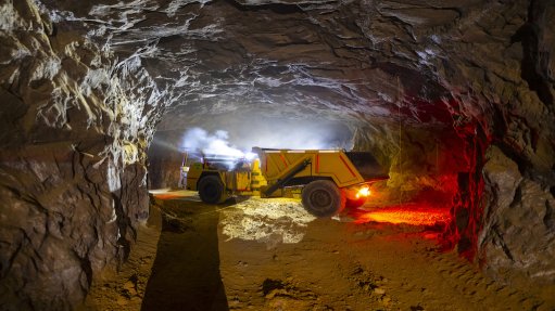 Underground mining at Prieska