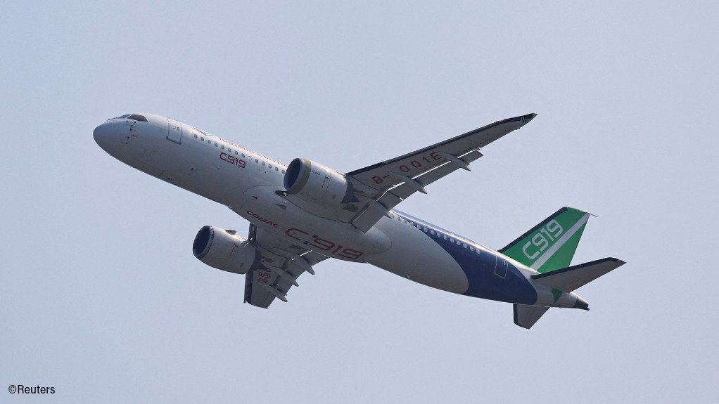 A C919 aircraft