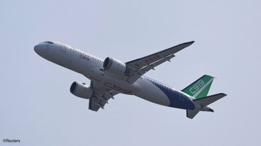 A C919 aircraft
