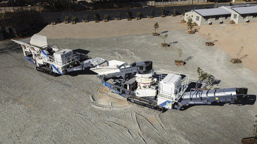 Image of Athos Crushing and Screening’s fully electric Powertrack range
