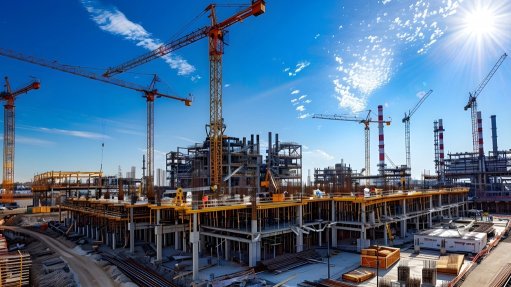The above image depicts a manufacturing plant