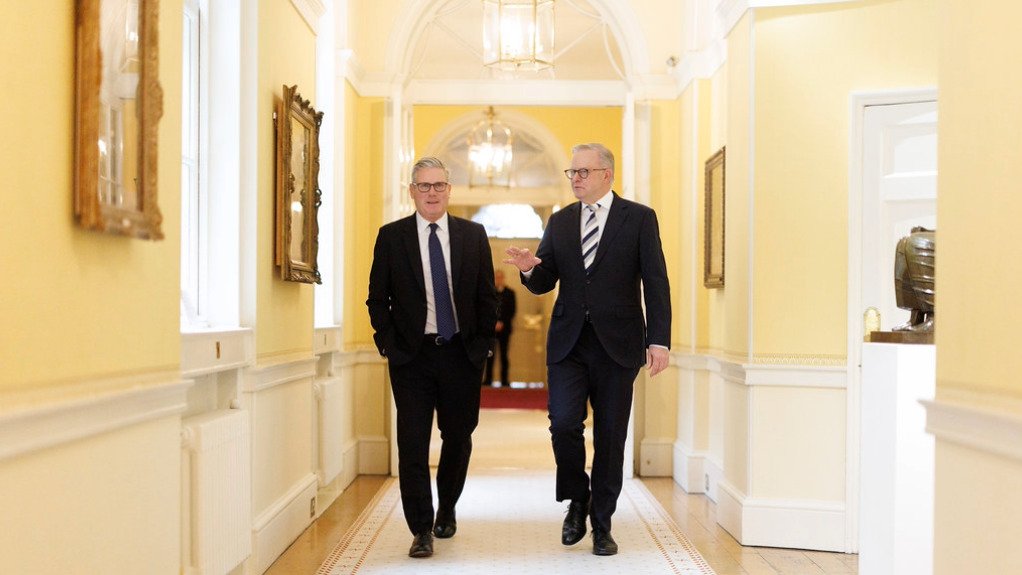 UK Prime Minister Keir Starmer and Australian Prime Minister Anthony Albanese