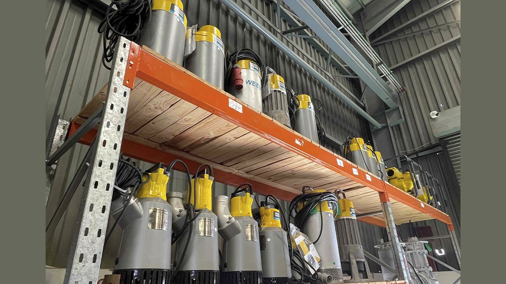 Submersible pumps supplied by IPR are used in mining, construction and industrial dewatering operations in the region