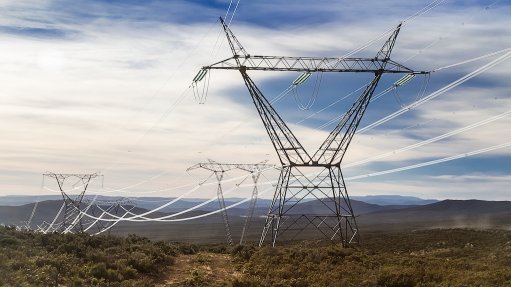 Image of electricity pylons