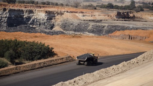 Image of truck at Elandsfontein mine