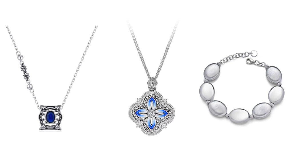 Platinum jewellery.
