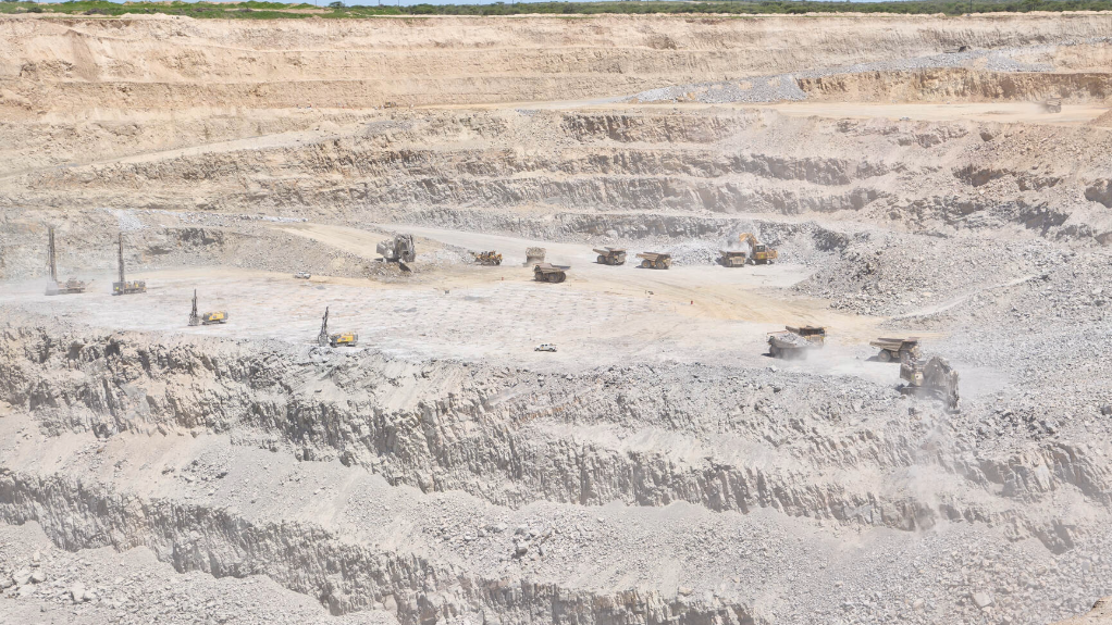 An image of the Otjikoto opencast mine