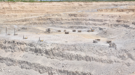 An image of the Otjikoto opencast mine