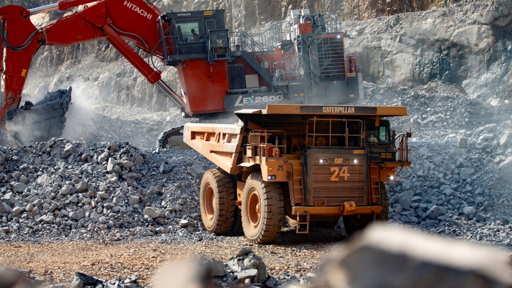 An image of the Fekola openpit