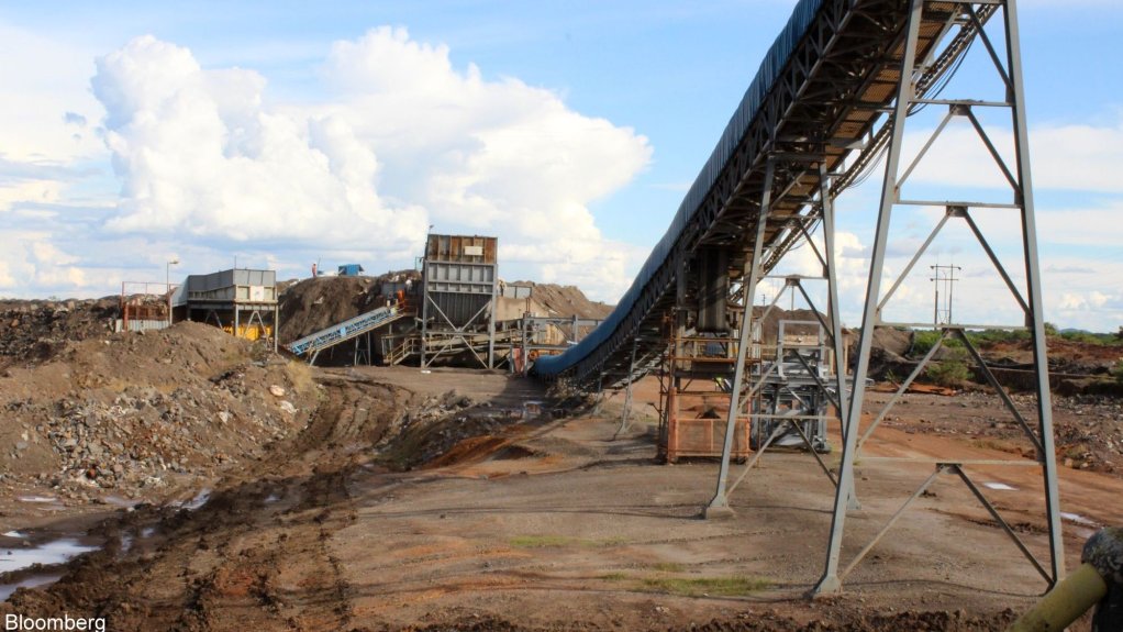 A cobalt mining operation in the DRC
