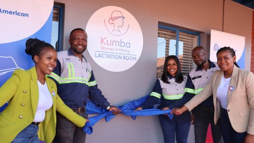 An image of Kumba Iron Ore's lactation room launch