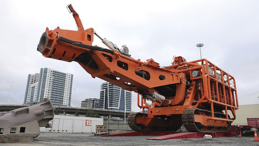 NEXT GENERATION: A new﻿, advanced subsea diamond recovery crawler has been installed on Debmarine Namibia’s flagship vessel Benguela Gem, which operates off the coast of Namibia. Following nearly four years of development, the crawler is larger than its predecessors, weighing 370 t and measuring 28 m long and 8 m high and wide. With a sweeping mining arm that covers a 21 m arc in 25 seconds, the crawler operates between 100 m and 135 m below surface, drawing a combination of seawater, sand, gravel and diamond-bearing material through an 800-mm-diameter pipeline.
