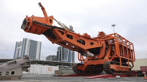 NEXT GENERATION: A new﻿, advanced subsea diamond recovery crawler has been installed on Debmarine Namibia’s flagship vessel Benguela Gem, which operates off the coast of Namibia. Following nearly four years of development, the crawler is larger than its predecessors, weighing 370 t and measuring 28 m long and 8 m high and wide. With a sweeping mining arm that covers a 21 m arc in 25 seconds, the crawler operates between 100 m and 135 m below surface, drawing a combination of seawater, sand, gravel and diamond-bearing material through an 800-mm-diameter pipeline.
