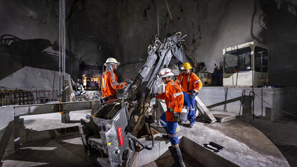 STRONG SAFETY, EFFICIECY FOCUS
Cementation Africa’s innovative engineering solutions are driving measurable improvements in underground mining performance