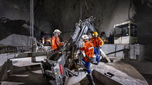 STRONG SAFETY, EFFICIECY FOCUS
Cementation Africa’s innovative engineering solutions are driving measurable improvements in underground mining performance