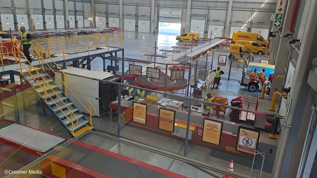 A DHL facility