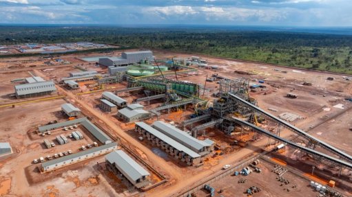 An image of a mining site complex