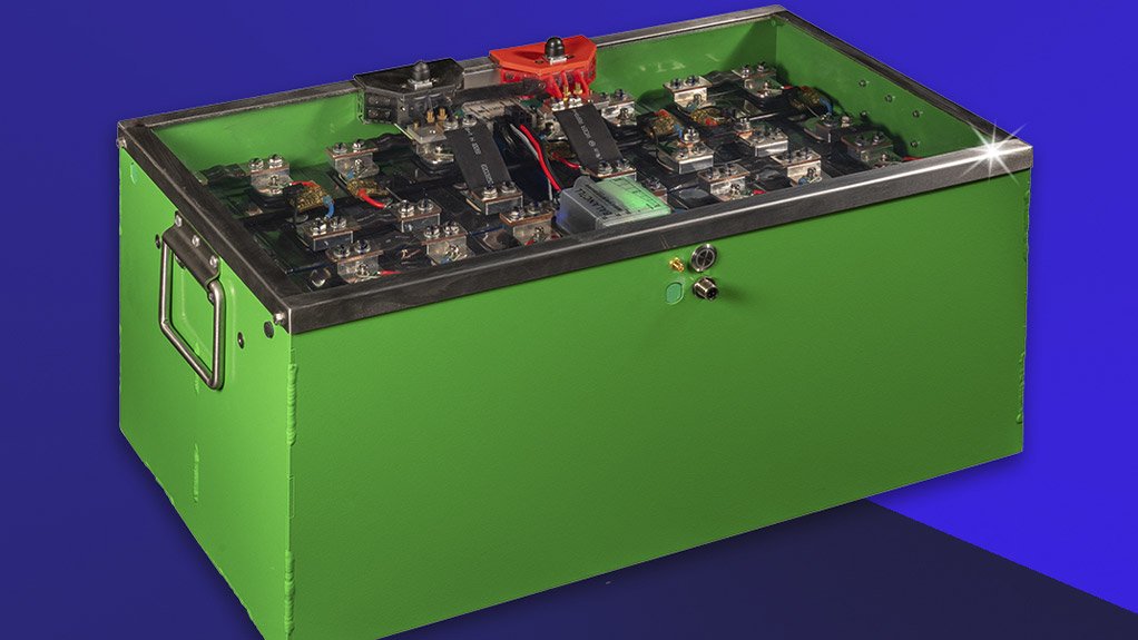 Image of an industrial battery