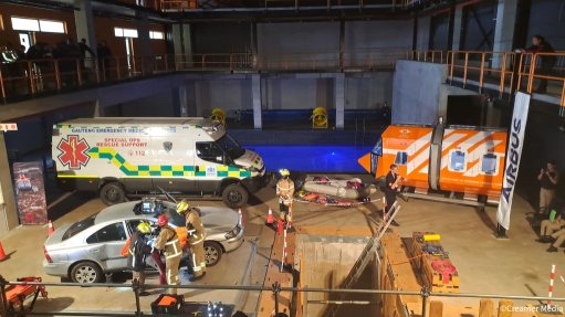 Demos at UJ's rescue simulation centre 