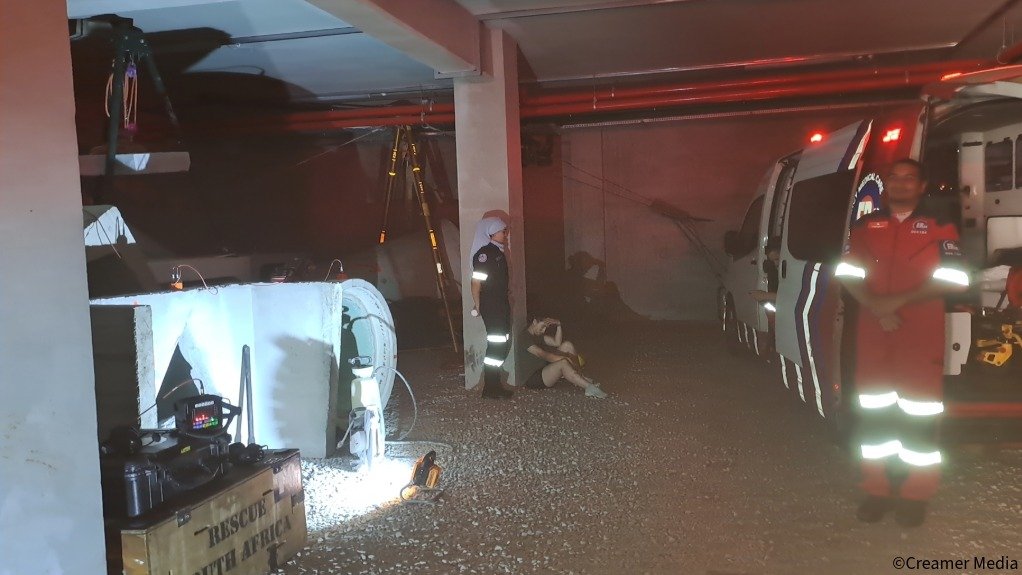 An image of the basement at UJ's rescue centre