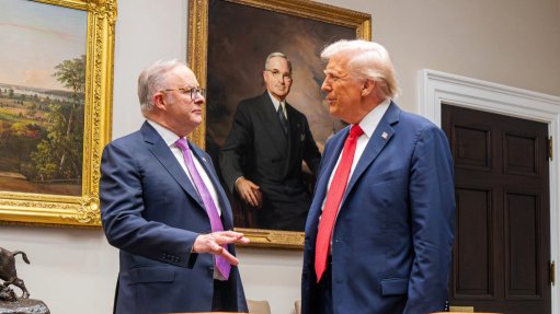 Australian Prime Minister Anthony Albanese and US President Donald Trump meeting in the White House.