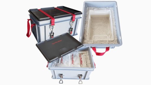 PyroBubbles in containers