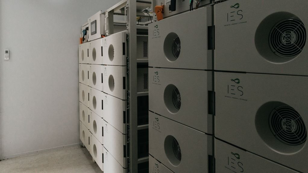 On site where a storage system has been installed