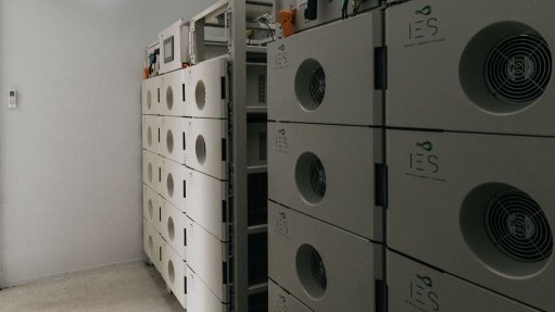 On site where a storage system has been installed