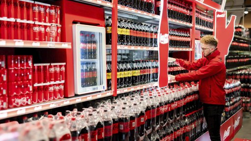 Coca-Cola product retail display